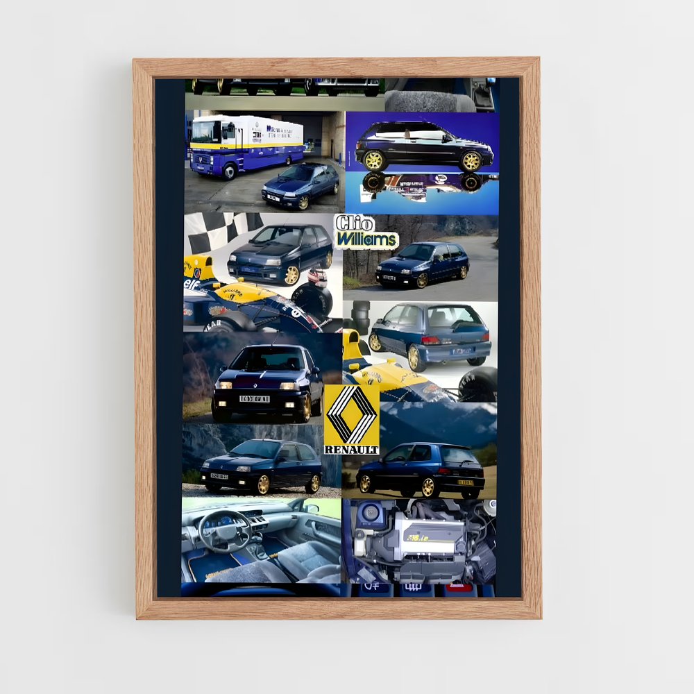 Poster Vrombissement des Moteurs – affiche Renault (vue 4)